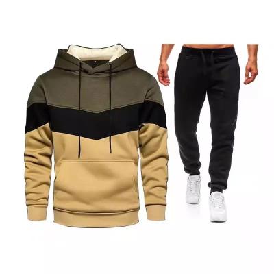 China Fashion Printed Autumn and Winter Men's Anti-pilling Casual Slim Fit Hoodie Suit Sportswear Jogging Sportswear for sale