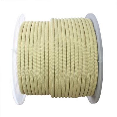 China Heat Resistant High Strength Abrasion Resistance Cut-Resistance Aramid Fiber Braid Sling Ropes for sale