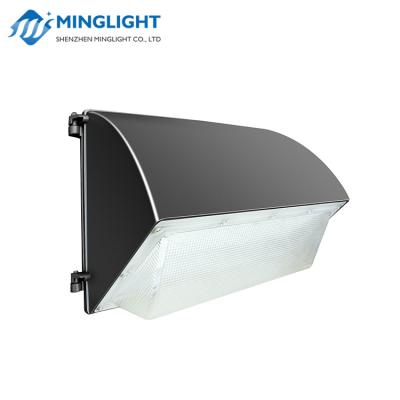 China Hot Selling American Standard Outdoor Led Wall Lights DLC ETL Semi Cutoff Wall Mount Garden Lights DLC ETL Package With Photocell for sale