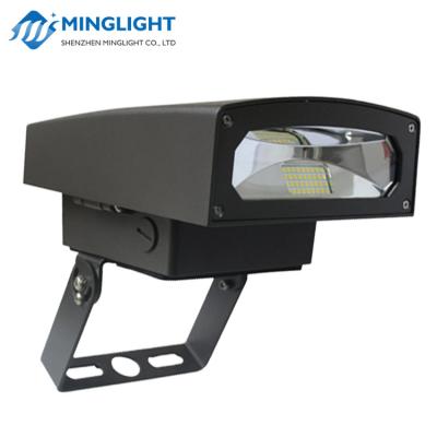 China Polycarbonate Minglight ETL DLC 120w Outdoor Light IP65 Full Cutout Led Wall Pack Light With Photocell for sale