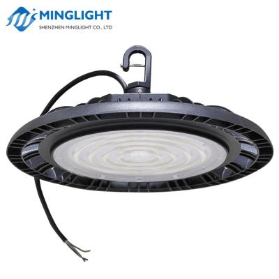 China ETL warehouse DLC listed 160lm/w led workshop UFO 150W highbay led high bay light with 5 years warranty for sale