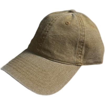 China New Autumn And Winter Retro COMMON Large Head Canvas Light Panel Baseball Hat Deep Washed Soft Top Men And Women Old All-match Hat for sale