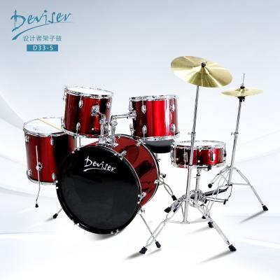 China High Quality Polyester Film China Factory Inventor Drum Kit Drum Set D33-5 for sale