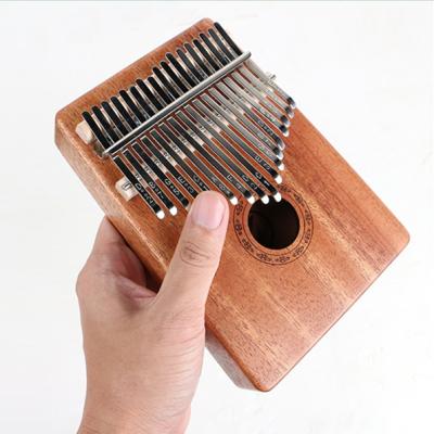 China China wholesale high quality durable 17 keys kalimba piano thumb body finger mahogany solid wood piano with cheap price for sale for sale