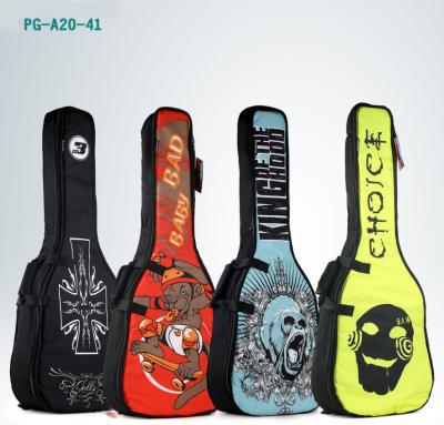 China Fashion Cheapest Musical Instruments Fashion Colorful Waterproof Cotton Acoustic Guitar Bag With High Quality On Sale for sale