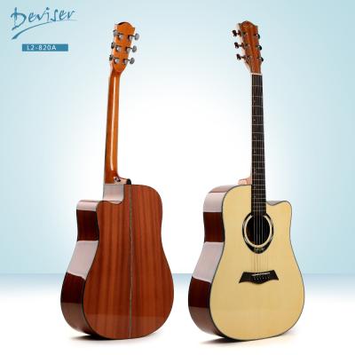 China Impeccable Factory Price Musitcal Equip OEM Wholesale Acoustic Guitar for sale