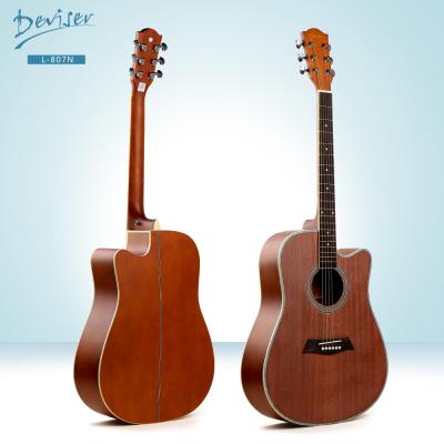 China Sapele OEM Musical Instruments 41inch High Gloss 41inch Acoustic Guitar for sale