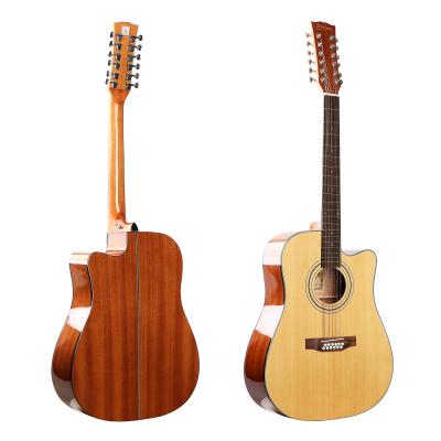 China China Factory Musical Instrument Manufacturer 12 String Guitar Flawless Kit for sale