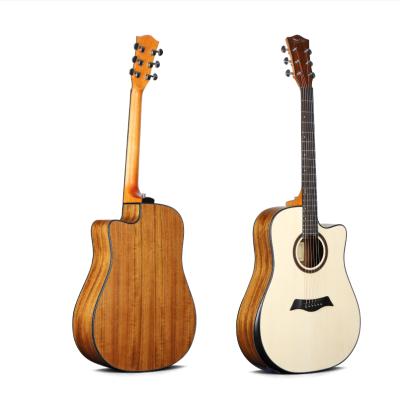 China Quality 41inch Matt Deviser Full Height Acoustic Guitar Factory Hot Selling Flawless Guitar With Armrest for sale