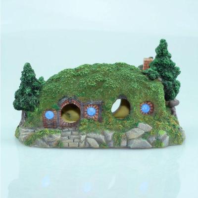 China Viable Custom Shaped Resin Chamber For Wholesale Fish Tank Landscape Aquarium Decoration Concealment Accessories for sale