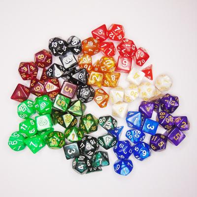 China High Quality Polyhedral Plastic DND Games Acrylic DND Dies for sale