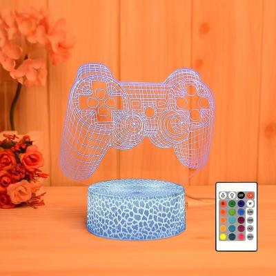 China Wholesale Modern Acrylic Led Base 3d Night Light 3d Illusion Anime Lamparas Table Desk Acrylic Base Led Christmas Lamp Kids Room Decor for sale