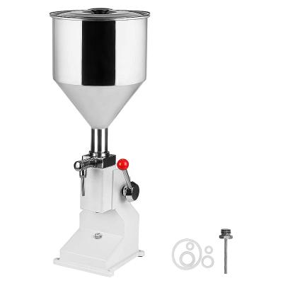 China 5-50ml Food Cosmetic Machine Manual Bottle Filling Machine Cream Filling Paste Liquid Filling Machine for sale