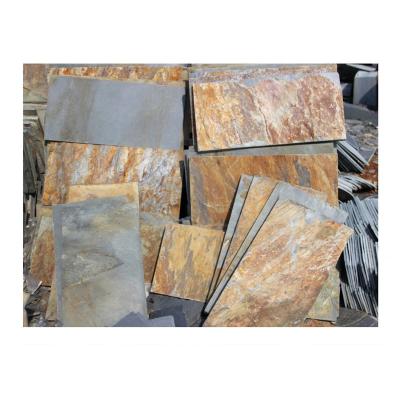 China Modern Natural Slate Flooring Tumbled Travertine Tile for sale