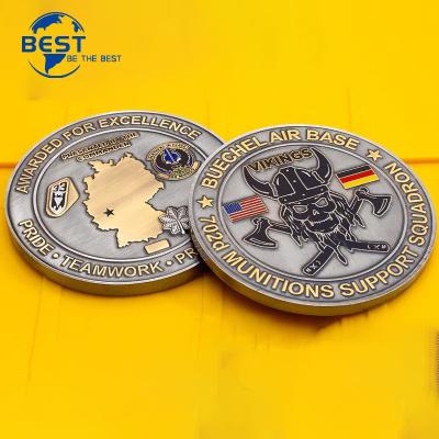 China China Custom Metal Coin Collectable Commemorative Challenge Souvenir Coin for sale