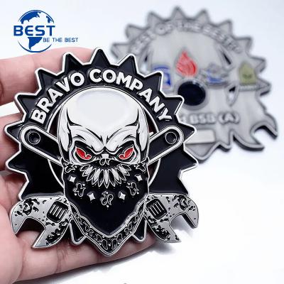 China China Casting Custom Double Sides Logo Spinning Collectible Challenge Coin For Plated Metal Art And Collectables for sale