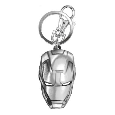 China Custom design 3d style metal key chain logo car key chain 3.5cm silver pendant key ring accessories metal key chain for sale