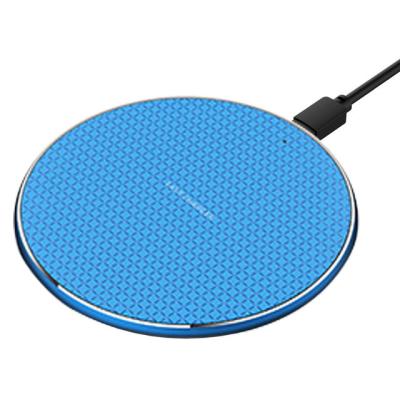 China Mobile Phone Portable Wireless Charger 10W Fast Charging Pad QI Fast Charger with LED Light for iPhone Samsung Fast Charging for sale