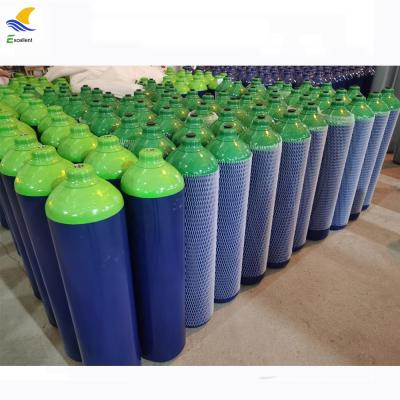 China 30L Industrial Hydrogen Gas Steel Cylinder With 300BAR , Steel Gas Cylinder With ISO 9809 CE Standard for sale