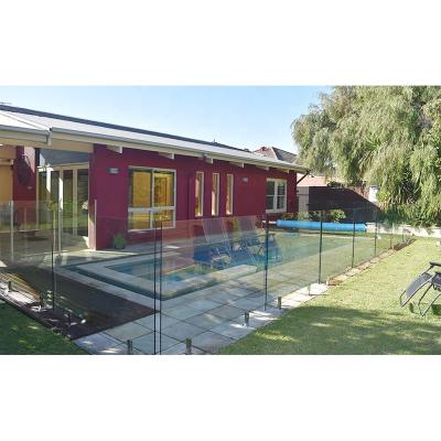 China Fashion Customized Luxury High Quality Frameless Glass Balustrade Fencing 10-12mm Australia Pool Glass Spit And Pool Glass Fence for sale