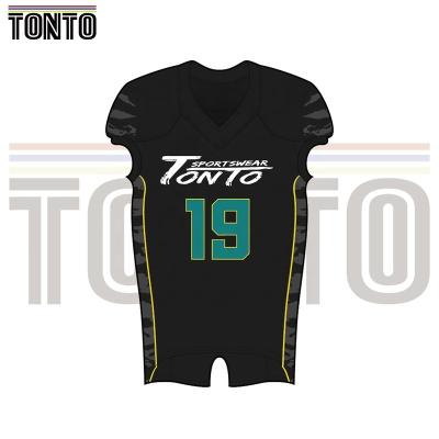 China 2021 Custom Cheap Sublimated American Football Jersey Breathable Uniform for sale