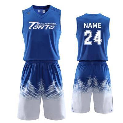 China Basketball Anti-UV Custom Reversible Uniforms Sublimation Uniform Set for sale