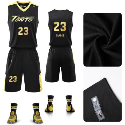 China Cheap Reversible Anti-UV Basketball Uniforms Uniform For Men for sale