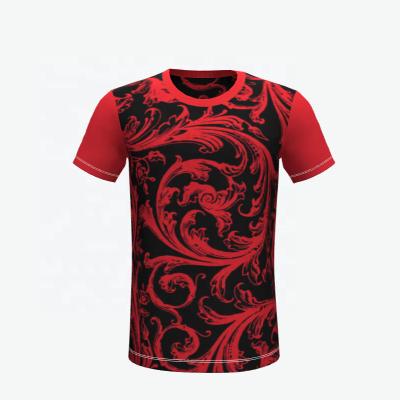 China Custom Anti-Wrinkle Mens Short Sleeve Sport Printed T-Shirt for sale