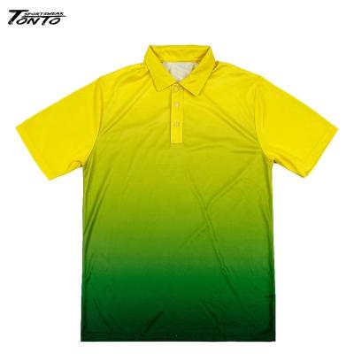 China QUICK DRY Custom Made Sublimated Polyester No Pocket 100 Short Sleeve Mens Polo Shirt for sale