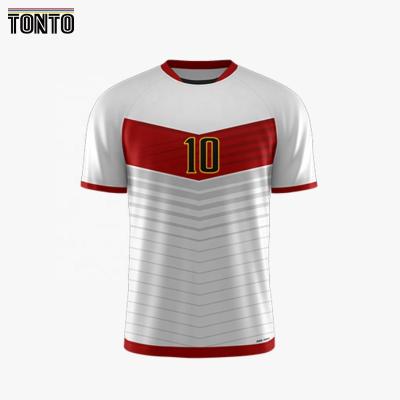 China Shirts & Tops Cheap Customized Soccer Jersey Set On Sale for sale