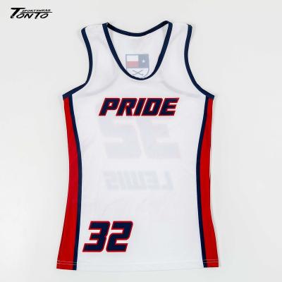 China Custom sexy women cheap dye sublimation lacrosse singles uniforms custom size for sale