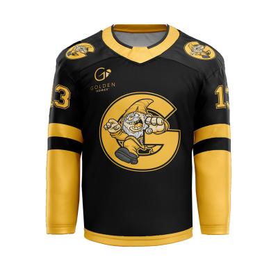 China Shirts & Tops Top Sell Custom Embroidery Tackle Twill Jersey Ice Hockey Jersey for sale