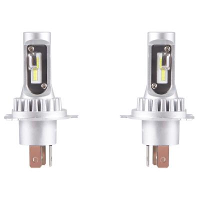 China Integrated Driver Car Led Light Canbus V12 H7 9005 9006 H11 880 881 P13W PSX24W H4 Min Fanless Motorcycle Led Headlights for sale