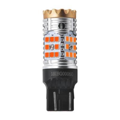 China Eklight 28W Canbus G2 BAU15S BA15S 7440 100% Amber Turn Signal 1156 Auto Led Bulb for sale