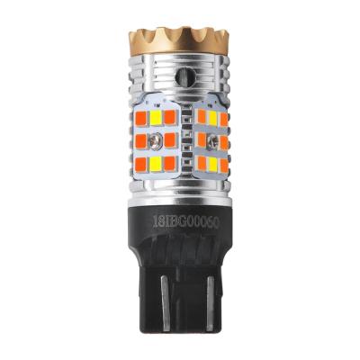 China 100% ERROR Eklight Canbus 40SMD Color 3157 7443 Hyper Flash Roller Coaster No Dual Led Bulbs for sale