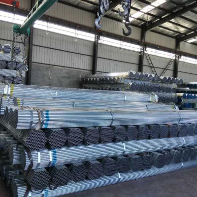 China Structure Pipe Scaffold Pipe Hot Dipped Galvanized Steel Pipe Gi Pipe Iron Tube Standard Size BS1387 for sale