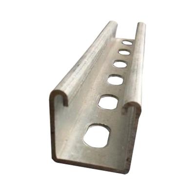 China Construction Perforated C Channel Steel Profile Solar Bracket for sale