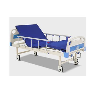 China Best Selling Factory Price Cambodia Buyer ABS Manual 2 Function Bed Patient Modern Nursing Hospital Bed for sale