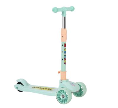 China Instant Source Scooter Manufacturers Baby Scooter Baby Scooter Gift Plastic Folding Plastic Children's Scooter Pu Wheel Direct Sales for sale