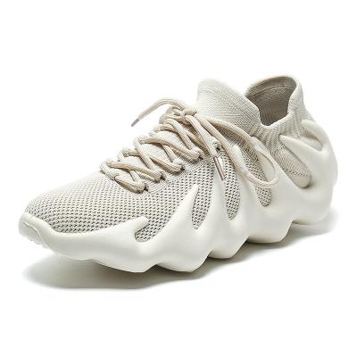 China Custom EVA Women Shoes Mens Shoes Sports Yeezy 450 Fold Over Breathable Running Shoes for sale