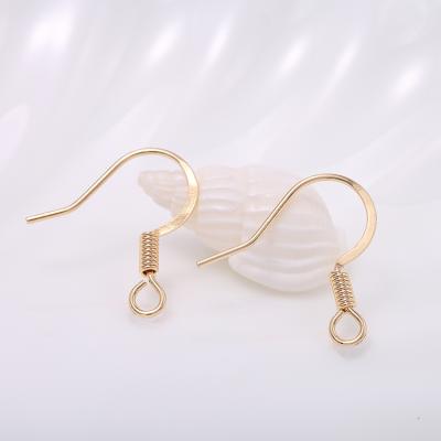 China DIY Jewelry Accessory Plastic 14k Gold Plated Earring Hooks For Diy Jewelry Accessories For Wholesales for sale