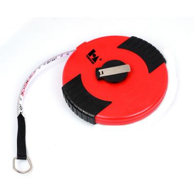 China ABS & Hot Selling Stainless Steel ABS Case Fiberglass 50m Long Tape Measure for sale