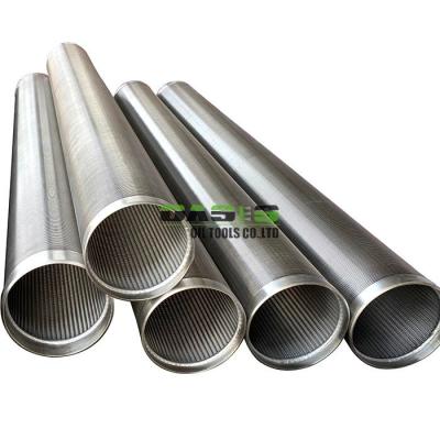 China Stainless Steel 316L Wedge Wire Screens Johnson Screens / Water Well Screens for Filtration and Industrial Filtration for sale