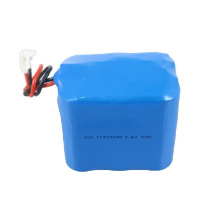 China Customized Long Cycle Life Battery Packs 9.6v 6ah Ifr32700-3s1p Lifepo4 Battery Packs for sale