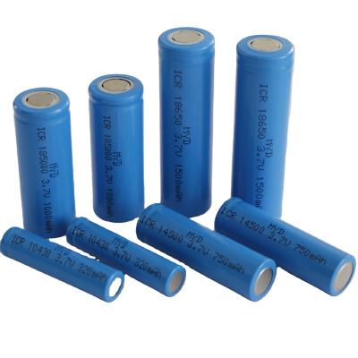 China Toys Bulk Icr 3.7v 1000mah Lithium Ion Rechargeable Battery Cell For Flashlight for sale