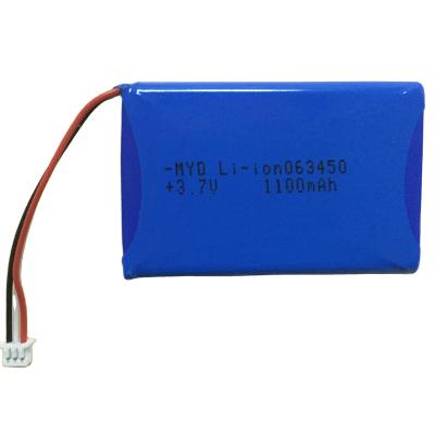 China Customized Safety 3.7V 1100mah Li-ion Battery Pack 603450 Cell 063450 Rechargeable Customized Express Acceptable With KC/PSE Certificate Safety for sale