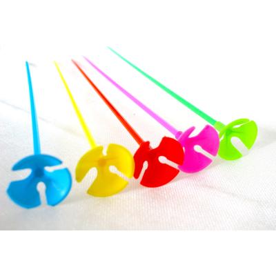 China Promotional toy #balloon accessories#43cm good quality plastic balloon sticks&cups for sale