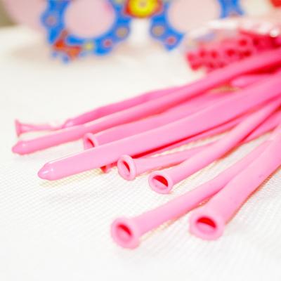 China Other 100pcs 1.3g Standard 260 Pink Magic Balloons for sale