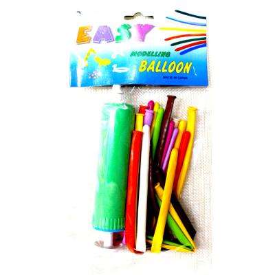 China Other #260# 20pcs banner-packing 1g assorted color good quality magic balloons with hand pump for sale