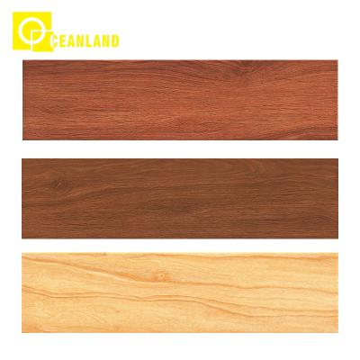 China Rustic Wooden Tiles Factory Price Ceramic Tile Porcelain Flooring 150*800 Mm for sale